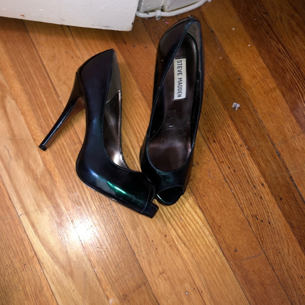 Navy blue shoes